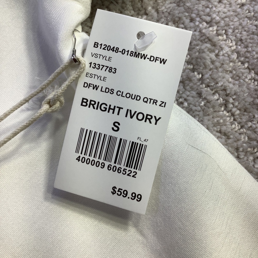 Ocean Drive Womens Texas Graphic Quarter Zip Sweatshirt Ivory Size S NWT - Picture 6 of 13
